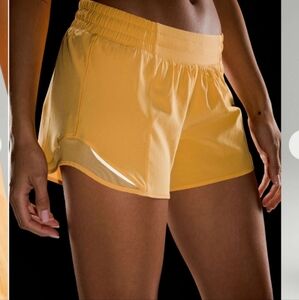Hotty Hot Low Rise 4" Lined Shorts in Mango Dream